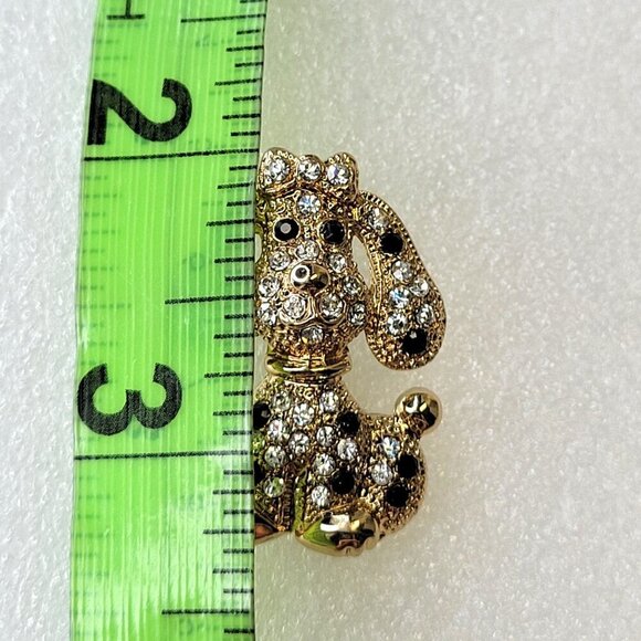 Gold Tone Dog Brooch - Picture 5 of 8